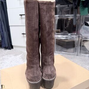UGG Women's Chocolate Suede Winter Boots